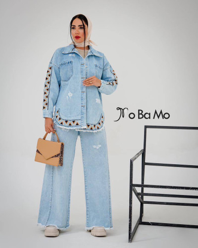 کت جین زنانه شیک