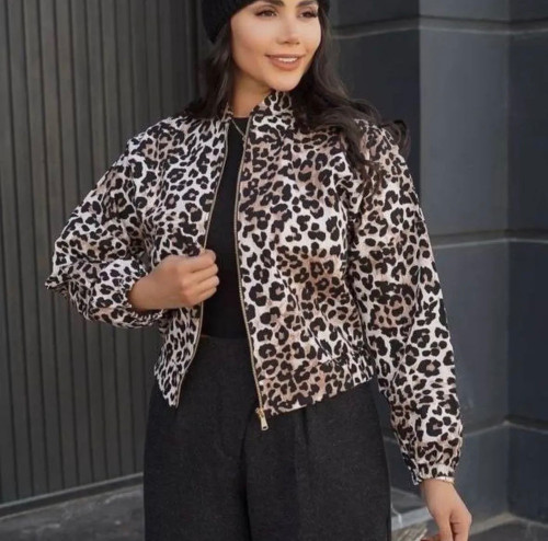 بامبر مخمل کوبیده پلنگی