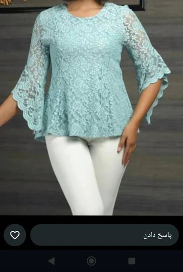 شومیز سایز بزرگ مجلسی گیپور