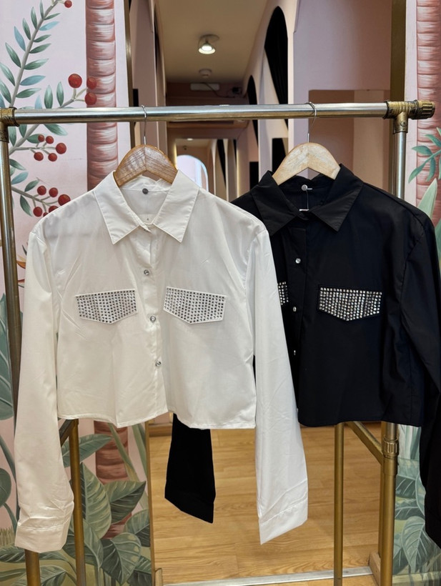 شومیز جیب نما دخترانه