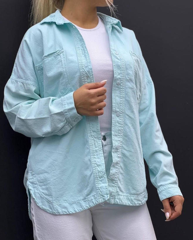 شومیز مانتویی بهاره کتان