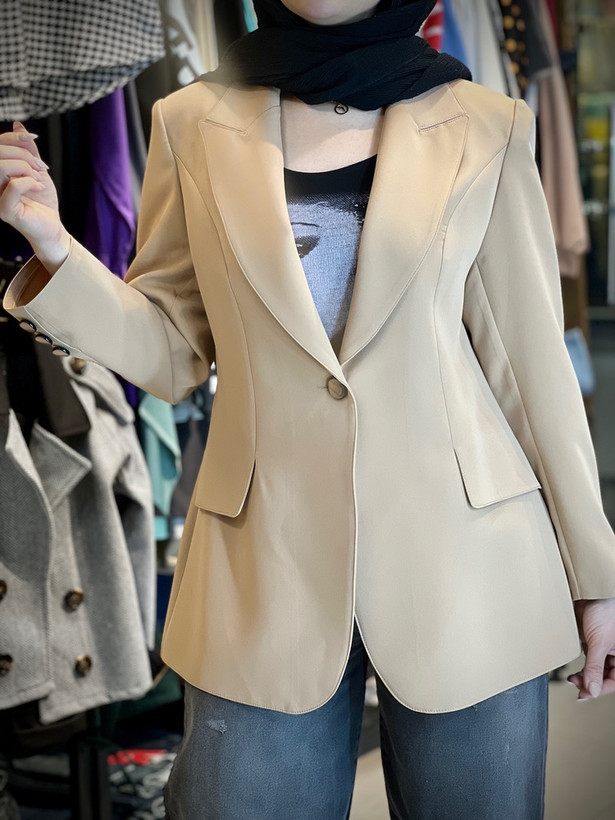 کت تک دکمه زنانه