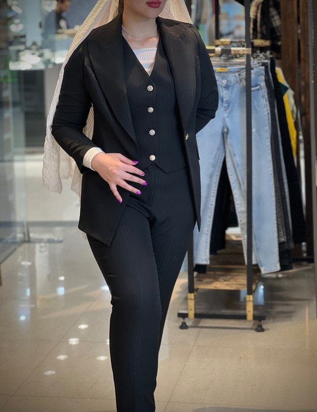 کت و شلوار و وست دیپلمات زنانه