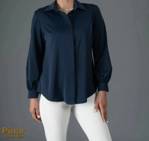 شومیز ساتن وارداتی شیک