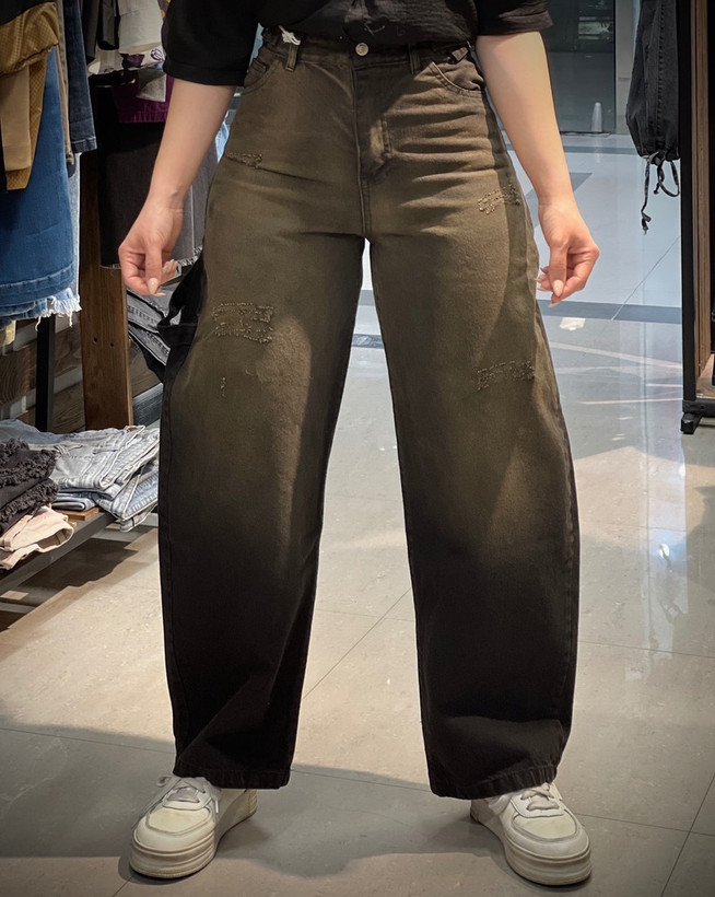 شلوار مگابالون نسکافه ای