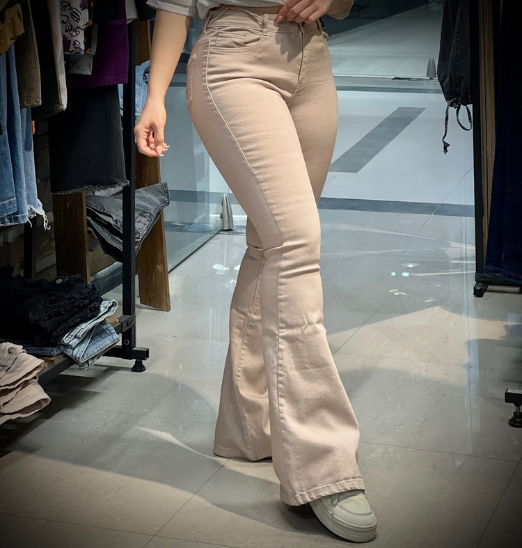 شلوار دمپا کرم زنانه