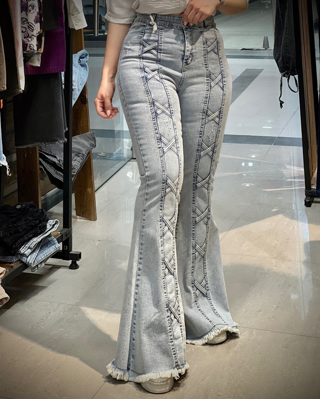 شلوار جین دمپا زنانه شیک