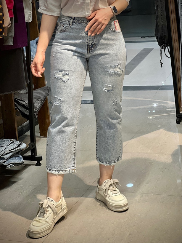 شلوار زاپ دار زنانه