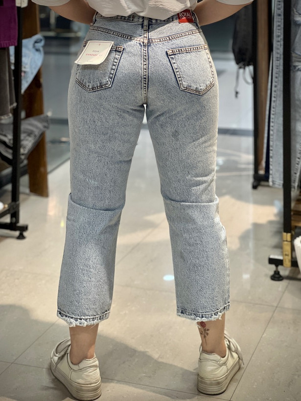 شلوار زاپ دار قد 90 زنانه