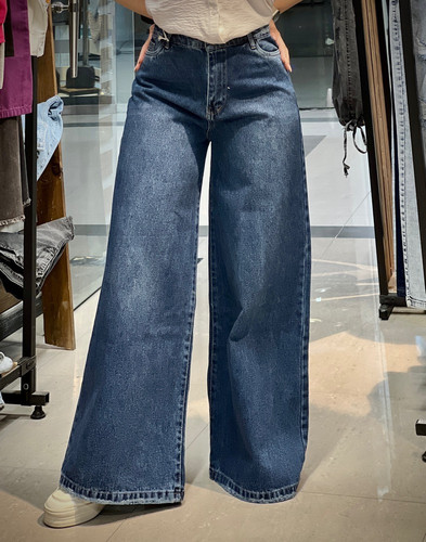 شلوار جین فول بگ زنانه