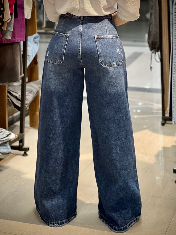 شلوار جین شیک بگ زنانه