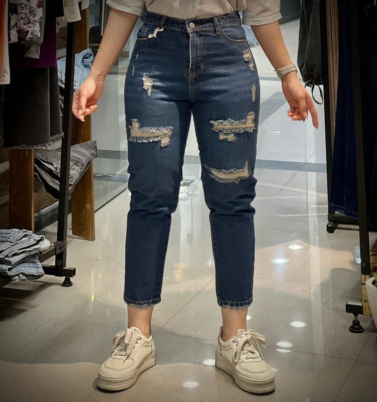 شلوار جین مام استایل