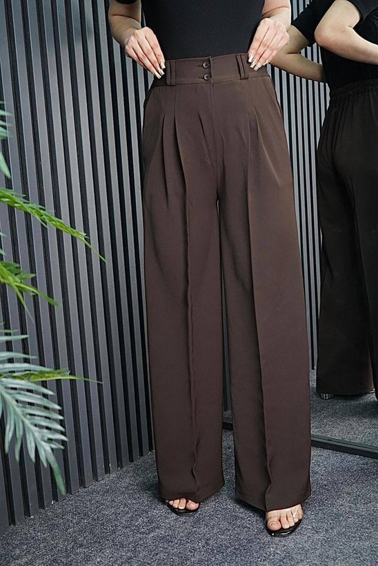 شلوار بگ پارچه ای پشت کش