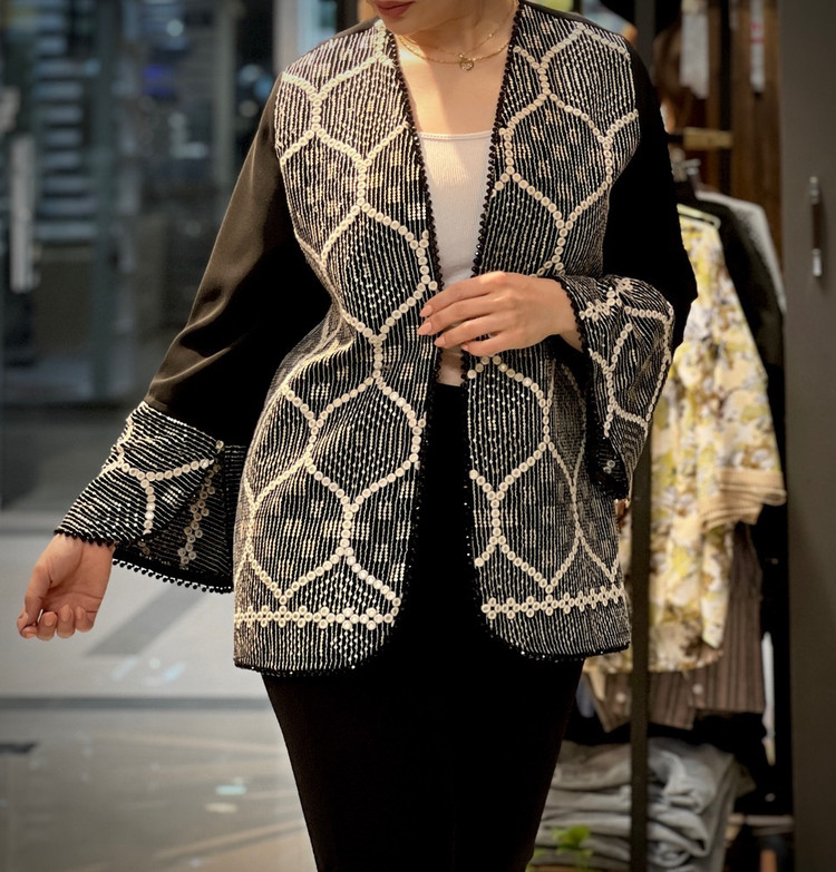 کت مجلسی سوزن دوزی زنانه