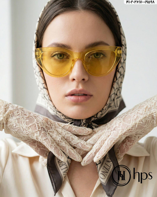 روسری دور دوخت ساتن