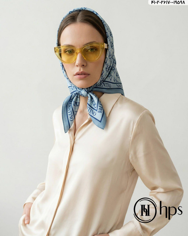 روسری ساتن ابریشم