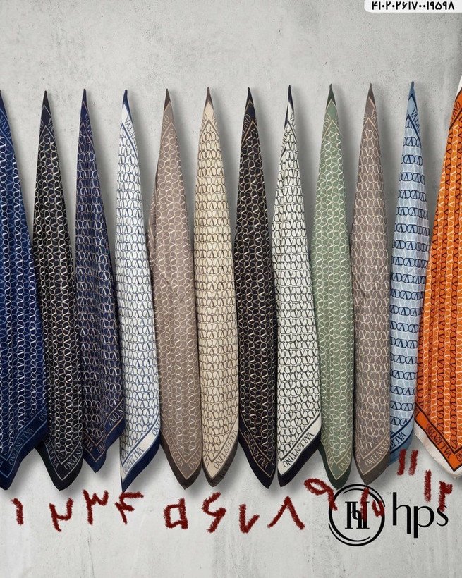 روسری مجلسی ابریشم