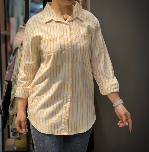 شومیز راه راه نخی