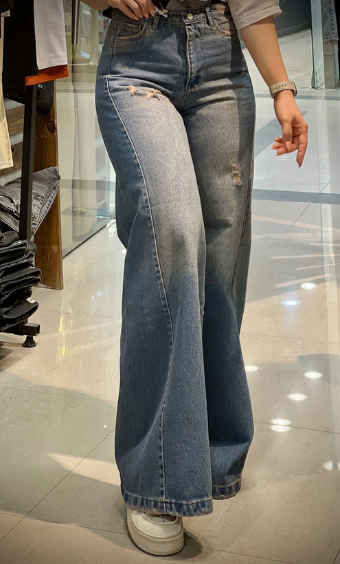 شلوار شافل با تینت صورتی زنانه