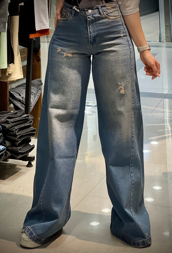 شلوار زاپ دار زنانه