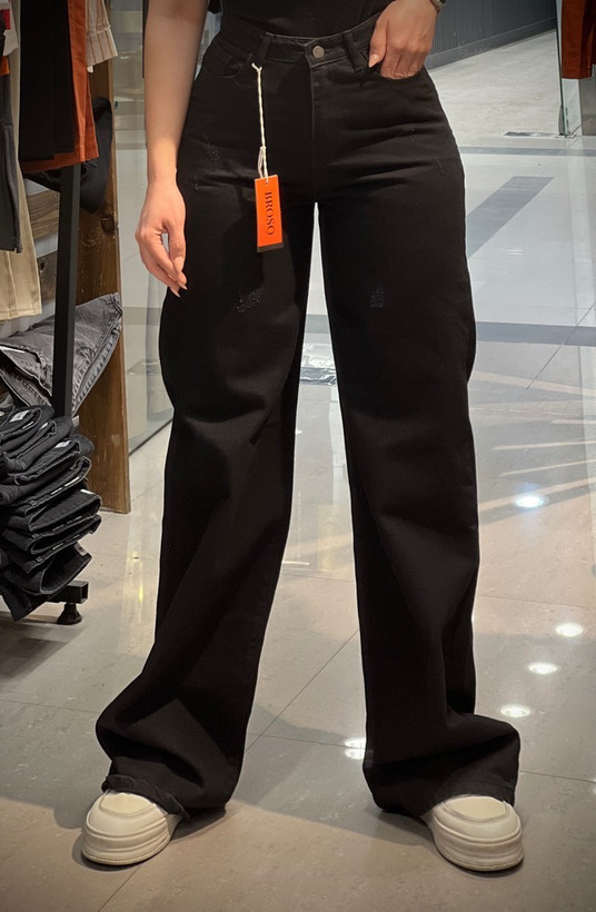 شلوار جین بگ مشکی