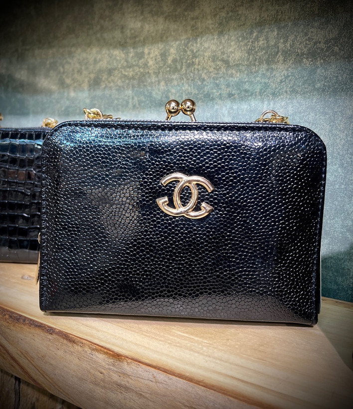 کیف طرح دار ورنی زنانه