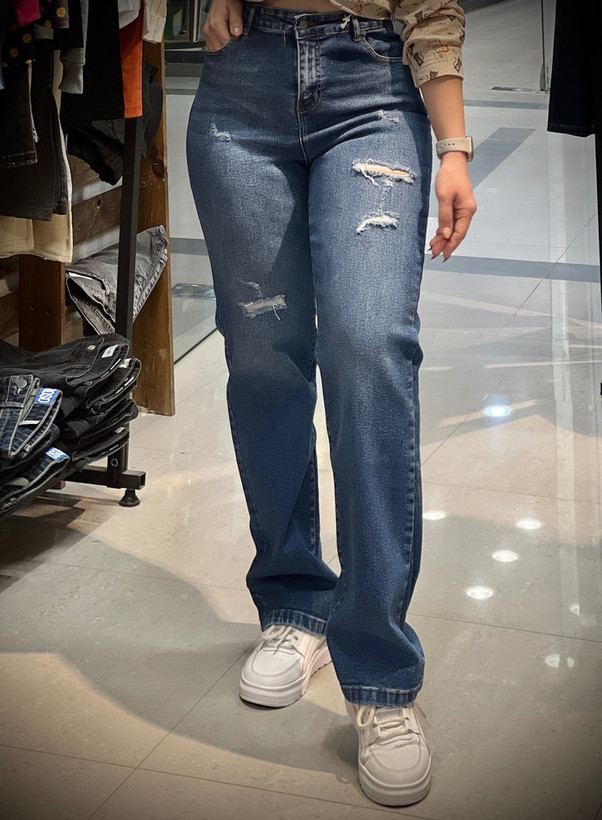 شلوار وایداستریت جین زنانه