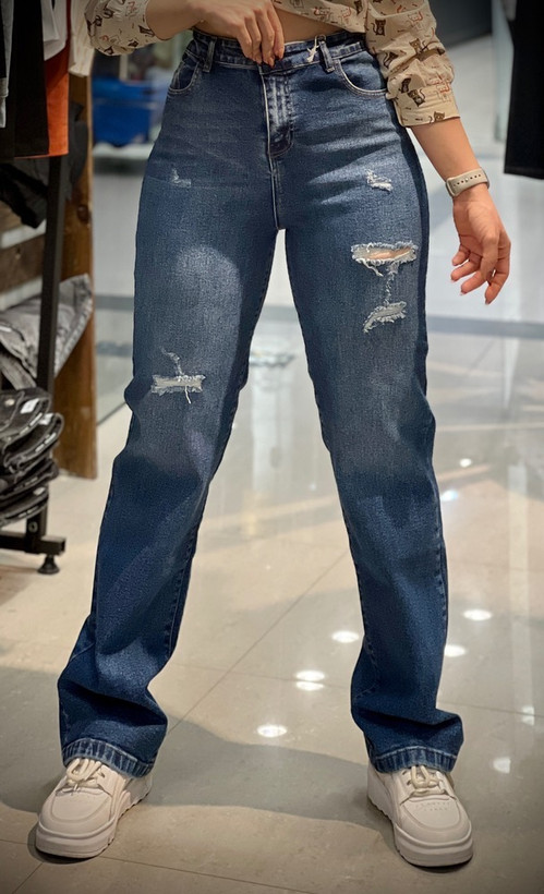 شلوار جین زاپ دار زنانه