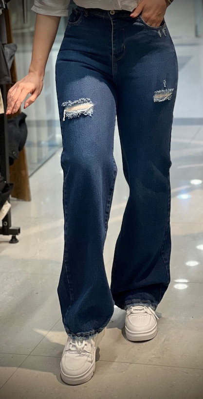 شلوار جین پارچه کشی زنانه