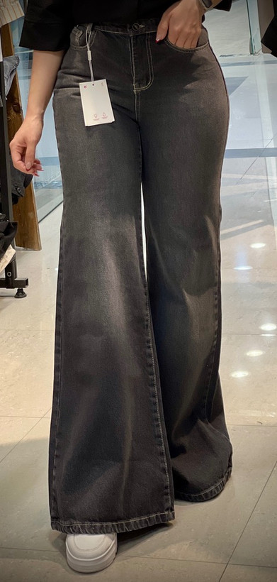 شلوار جین فول بگ زنانه