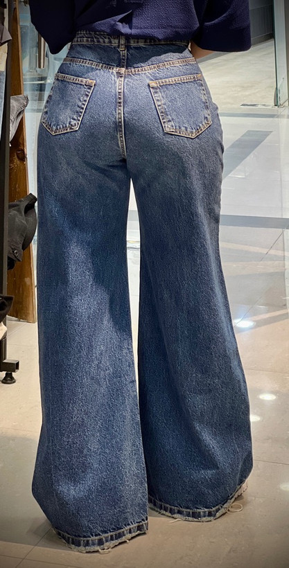 شلوار جین گشاد زنانه