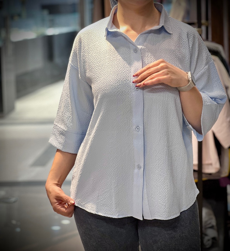 شومیز جلو دکمه تابستانی زنانه