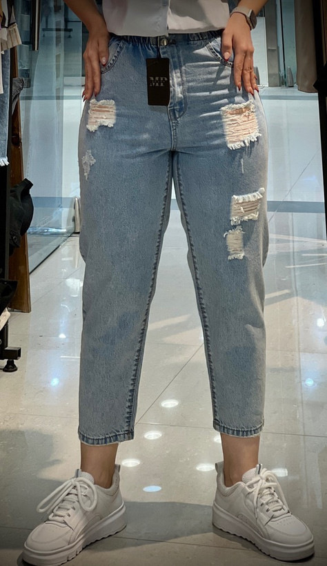 شلوار اسپرت جین زنانه