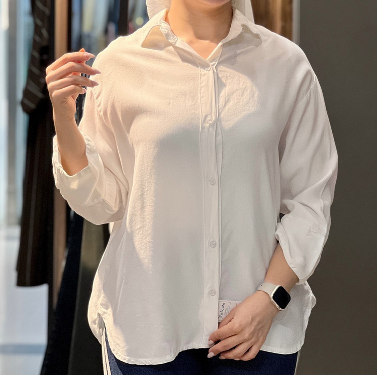 شومیز سفید ارزان زنانه