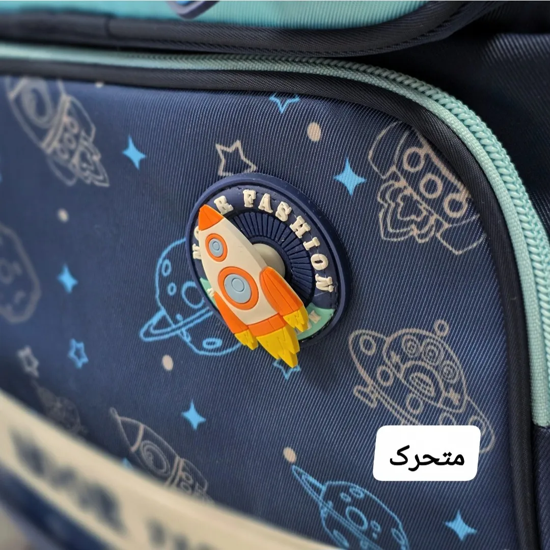 کوله پشتی پسرانه موشکی ضد آب مناسب کلاس اول تا چهارم
