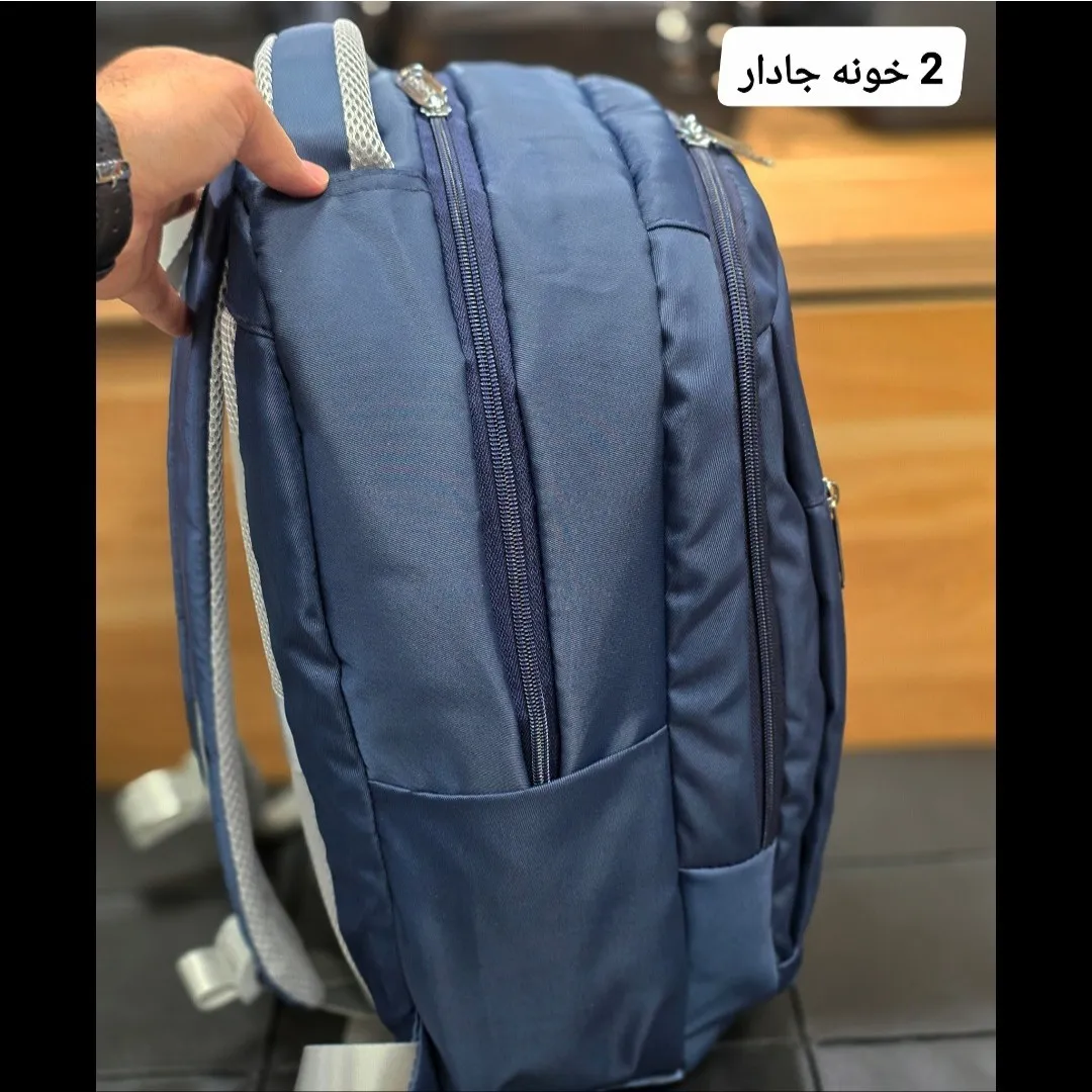 کوله پشتی اسپرت جادار پارچه کجراه ضد آب مناسب پنجم ابتدایی تا دوازدهم