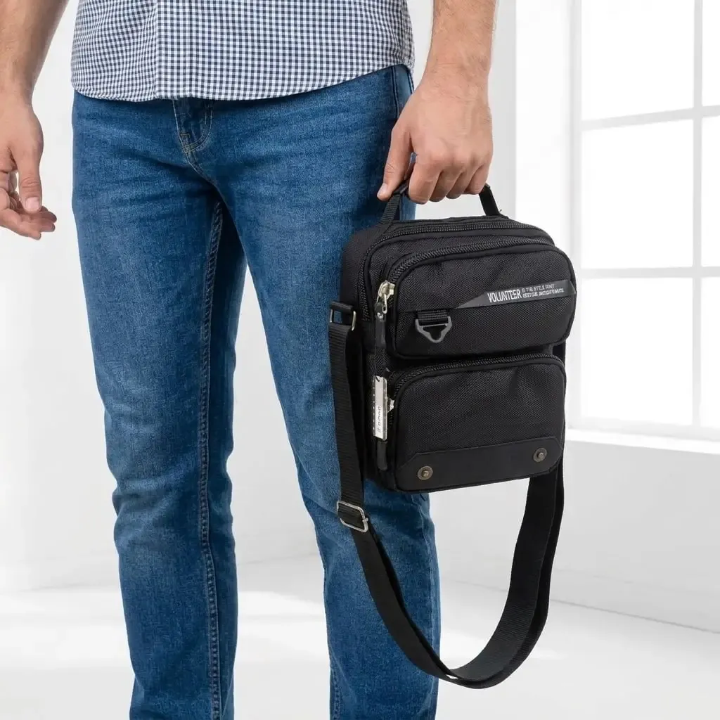 کیف مردانه پارچه ای اسپرت و روزمره بند دار