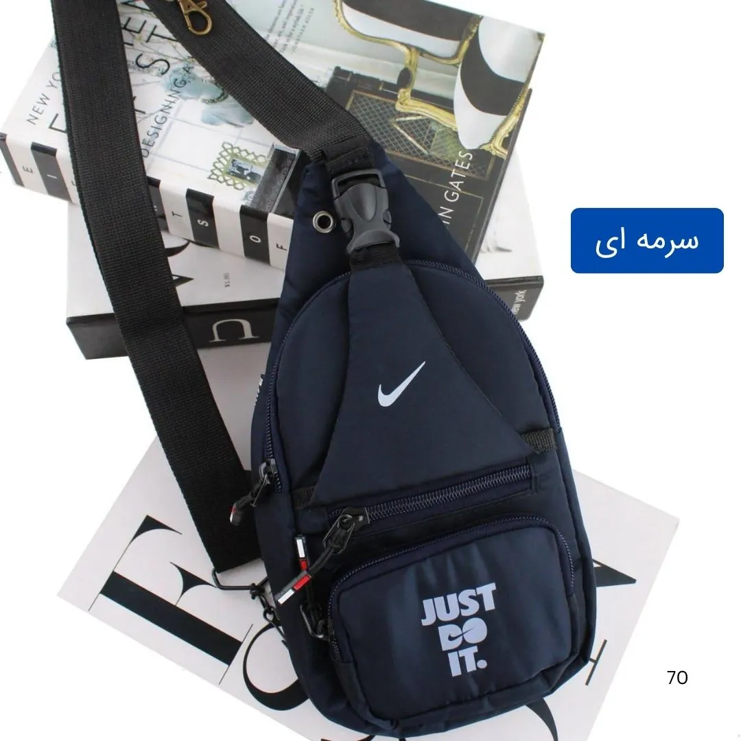 کیف مردانه پارچه ای اسپرت و روزمره بند بلند ابعاد 30 در 15 سانتیمتر