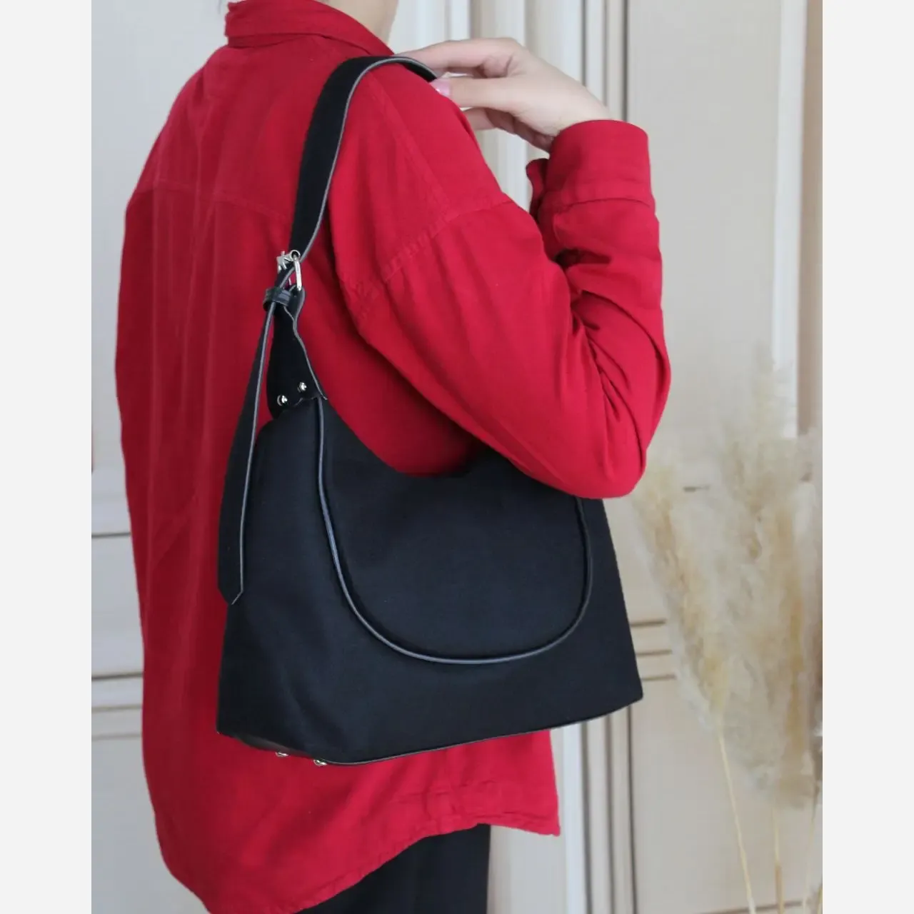 کیف زنانه پارچه ای اسپرت و روزمره زیپ دار