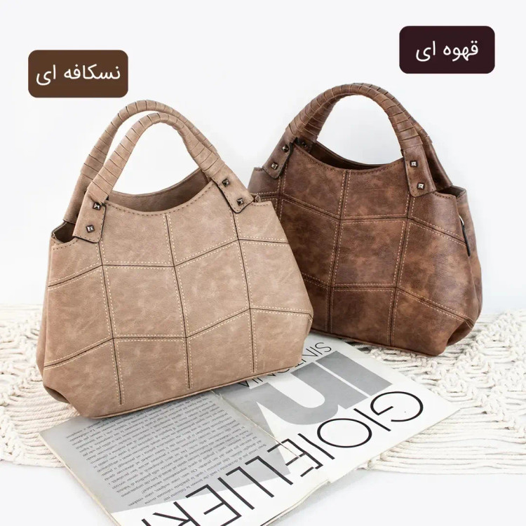 کیف زنانه چرم مصنوعی روزمره بند بلند