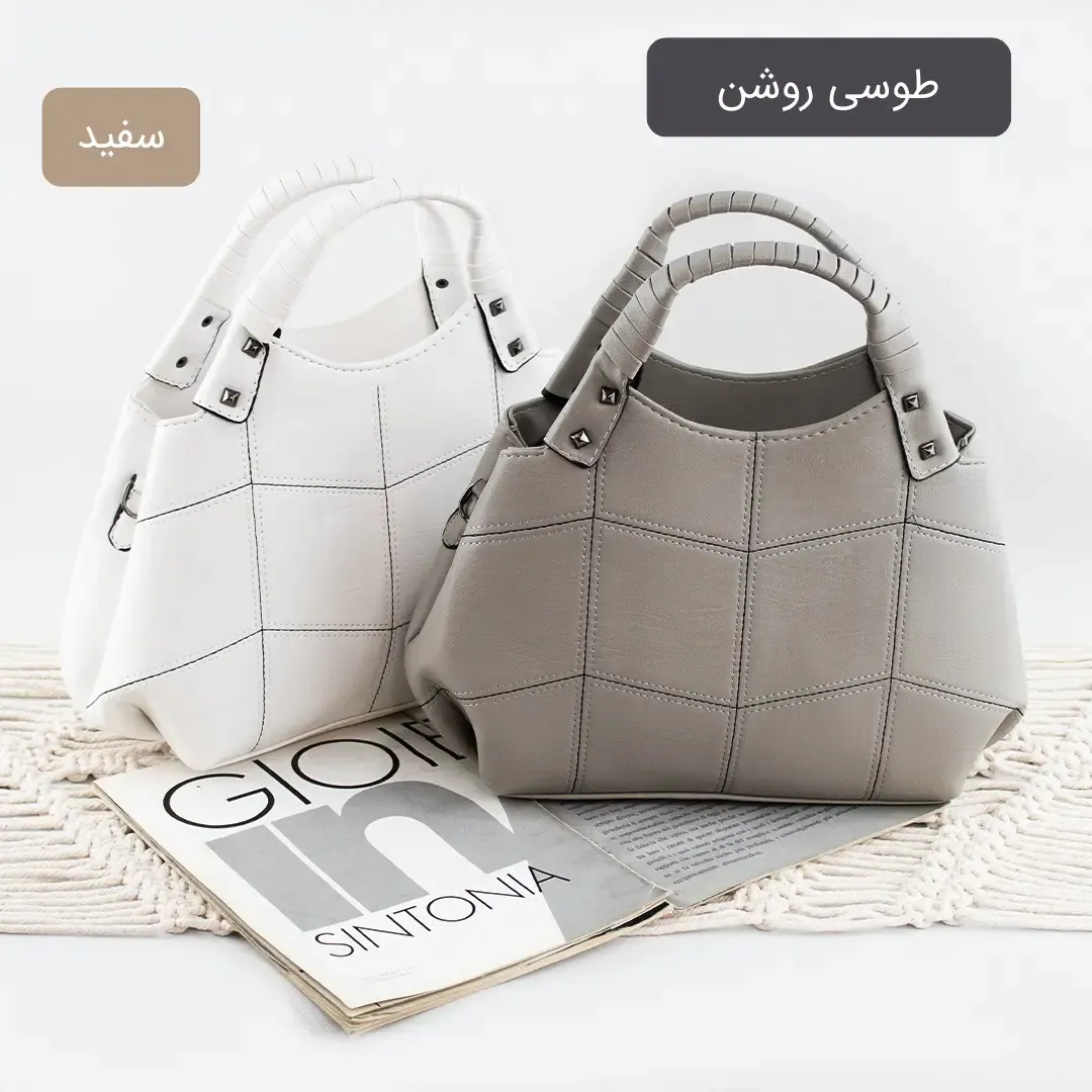 کیف زنانه چرم مصنوعی روزمره بند بلند
