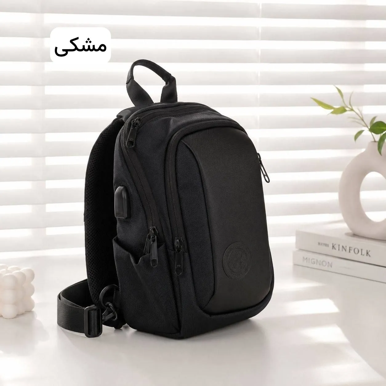 بادی بگ مردانه جنس خلبانی بند بلند اسپرت روزمره جیب دار