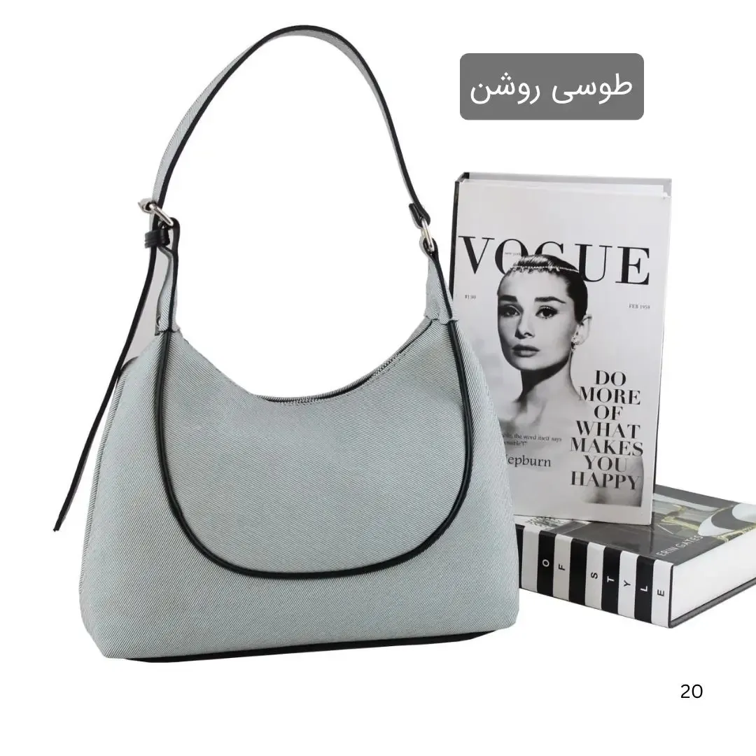 کیف زنانه چرم مصنوعی روزمره اسپرت ابعاد 31 در 23 سانتیمتر