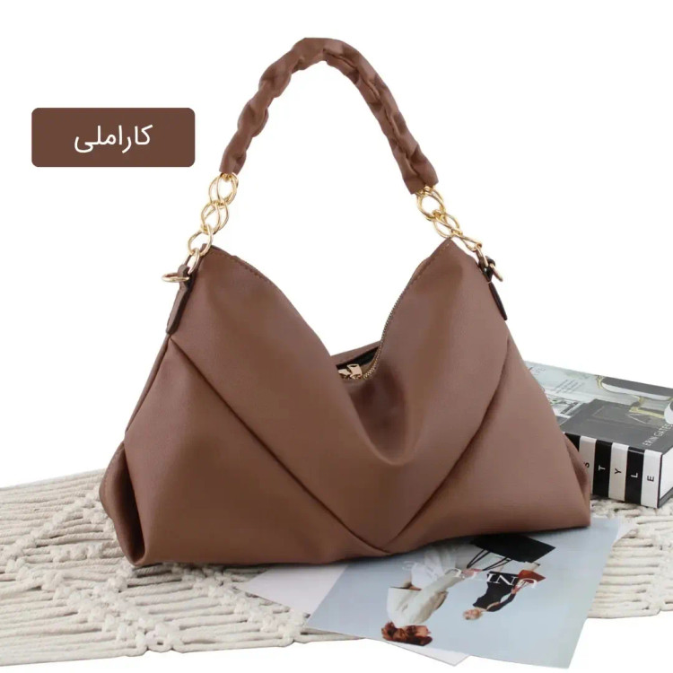 کیف زنانه چرم مصنوعی روزمره و رسمی بند بلند