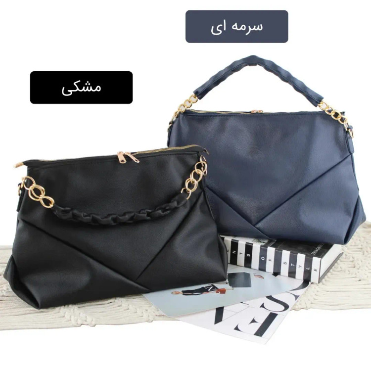 کیف زنانه چرم مصنوعی روزمره و رسمی بند بلند