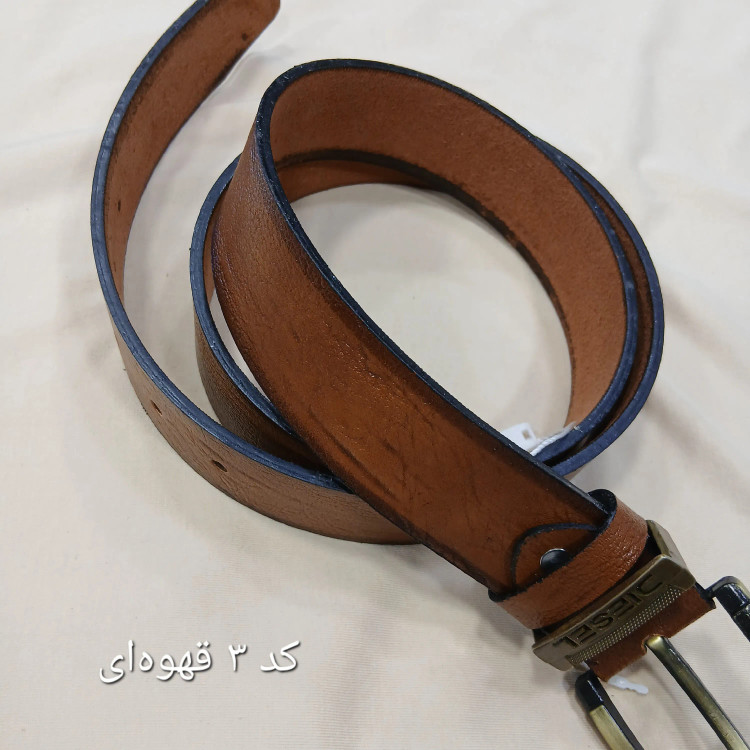 کمربند چرمی مردانه چرم صنعتی پهنای 3.5 سانت در چهار رنگ مختلف